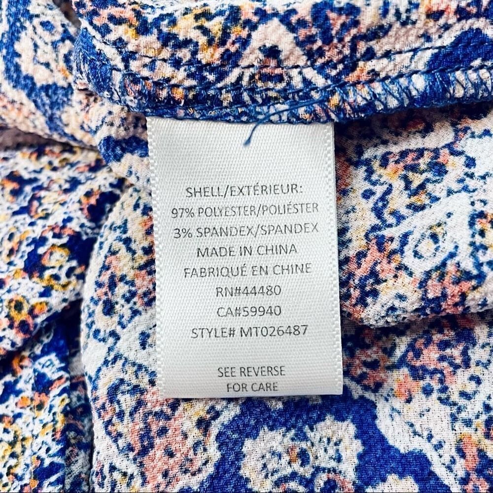 Fourteenth Place Geometric Pattern Blouse - image 8